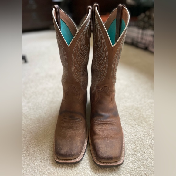 Woman’s Ariat square toe boots 91/2 - Picture 7 of 7